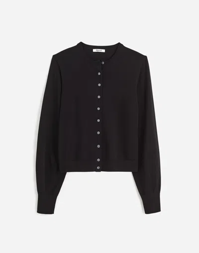 Madewell Cotton Crewneck Cardigan