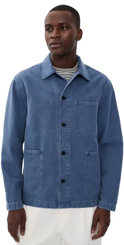 Madewell Cotton Hemp Barn Jacket French Blue