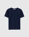 Madewell Cotton Perfect Crewneck Tee In Black