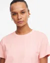Madewell Cotton Perfect Crewneck Tee In Palest Blossom
