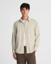 Madewell Stripe Cotton Poplin Button-up Shirt In Green