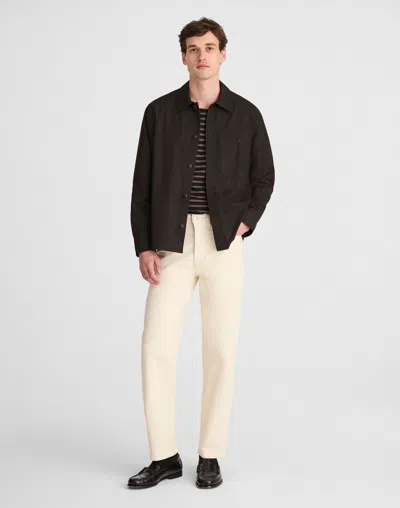 Madewell Cotton Poplin Overshirt In Black