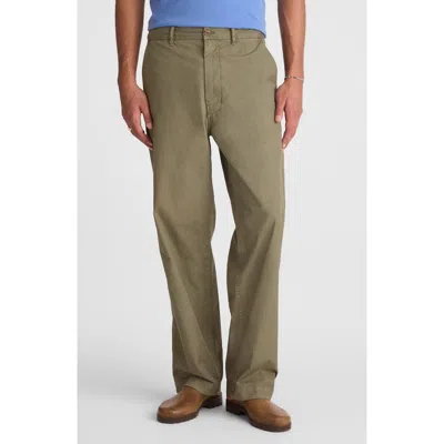 Madewell Cotton Poplin Utility Pants In Green