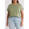 Madewell Cotton T-shirt In Heritage Olive