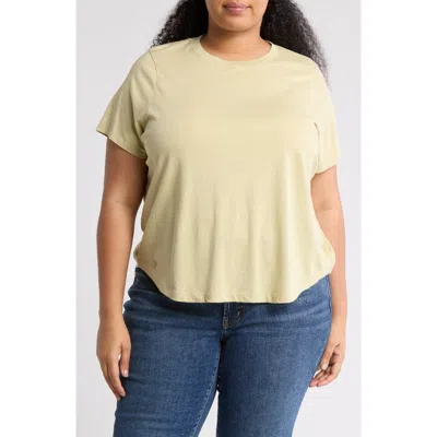 Madewell Cotton T-shirt In Pale Lichen