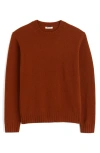 Madewell Crewneck Heritage Merino Wool Sweater In Brown