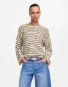 Madewell Crewneck Long-sleeve Knit Tee In Natural