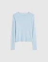 Madewell Crewneck Long-sleeve Tee In Burgundy