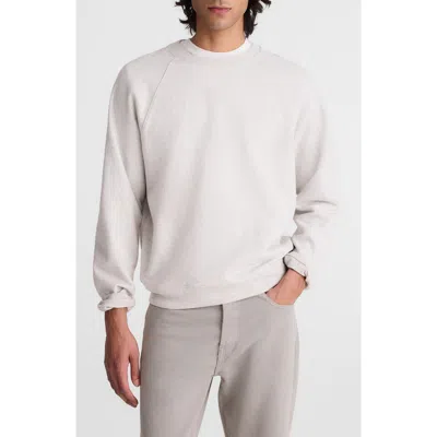 Madewell Regular Fit Terry Crewneck Sweatshirt In White
