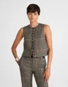 Madewell Crewneck Shell Vest In Gray