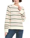 Madewell Cotton Crewneck Sweater In White
