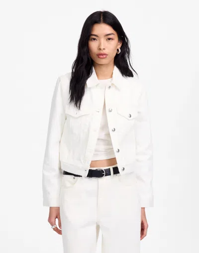Madewell Crop Jean Trucker Jacket