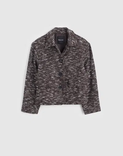 Madewell Cropped Chore Jacket In Multi