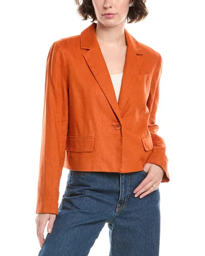 MADEWELL MADEWELL CROPPED LINEN BLAZER