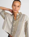 Madewell Curve-hem Shirt In Multi