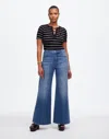 Madewell Curvy Flared Wide-leg Jeans In Oneida Wash