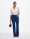 Madewell Curvy Flea Market Flare Jeans In Enola Wash