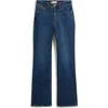 Madewell Curvy Kick Out Crop Jeans In Blue