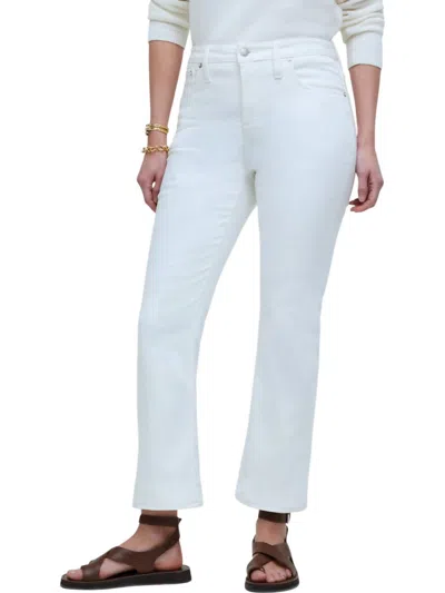 Madewell Curvy Kick Out Crop Jeans In White