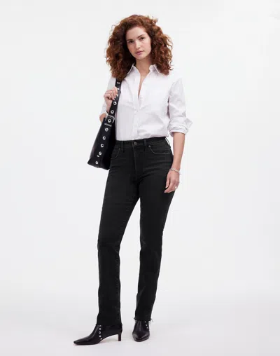 Madewell Curvy Mid-rise Stovepipe Jeans In Armand Wash