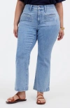 MADEWELL MADEWELL CURVY PATCH POCKET MID RISE KICK OUT CROP JEANS