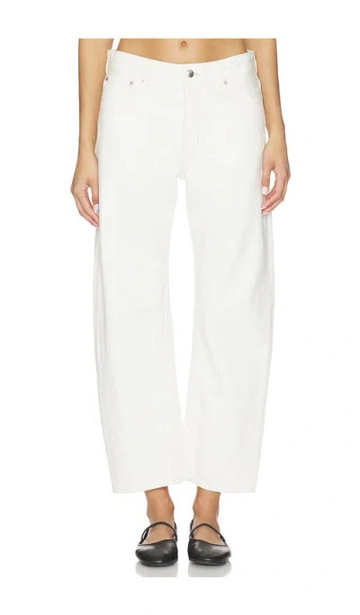 Madewell Darted Barrel Jeans In White