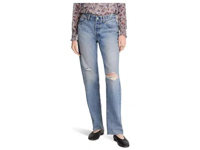 Madewell Dean Easy Straight Jean In Nickelsville Wash In Blue