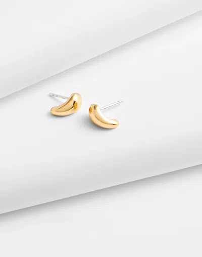 Madewell Demi-fine Chunky Bubble Mini Stud Earring In Gold