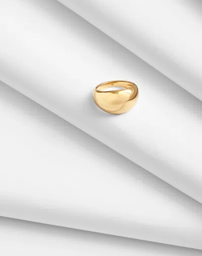 Madewell Demi-fine Chunky Dome Ring In 14k Gold