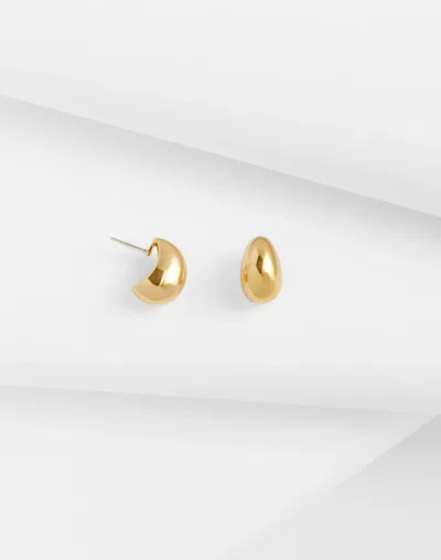 Madewell Demi-fine Droplet Statement Earrings In 14k Gold