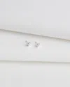 Madewell Demi-fine Mini Dotted Stud Earrings In Silver