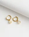 Madewell Demi-fine Opal Charm Huggie Hoop Earrings