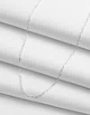 Madewell Demi-fine Paperclip Chain Necklace In White