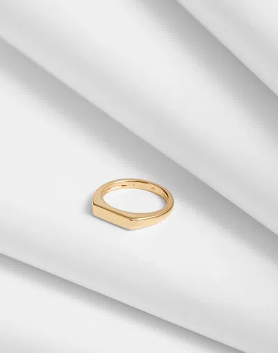 Madewell Demi-fine Signet Ring In 14k Gold