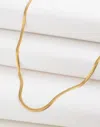 Madewell Demi-fine Skinny Herringbone Chain In 14k Gold