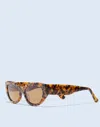 Madewell Demmera Sunglasses In Tort Multi