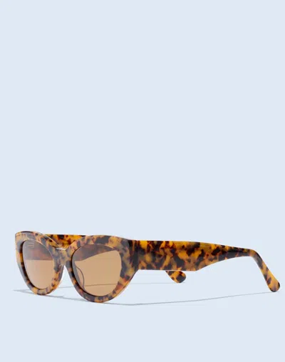 Madewell Demmera Sunglasses In Tort Multi
