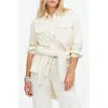 Madewell Denim Button-up Shirt In Vintage Ivory