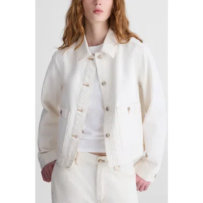 Madewell Denim Chore Jacket In White
