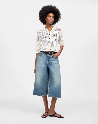 Madewell Denim Culottes In Billings Wash