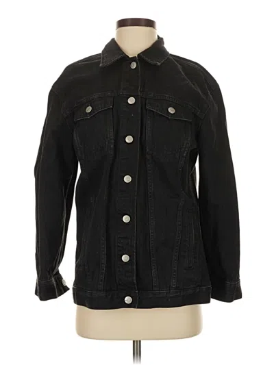 Pre-owned Madewell Denim Jacket In Black