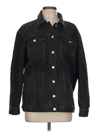 Pre-owned Madewell Denim Jacket In Black