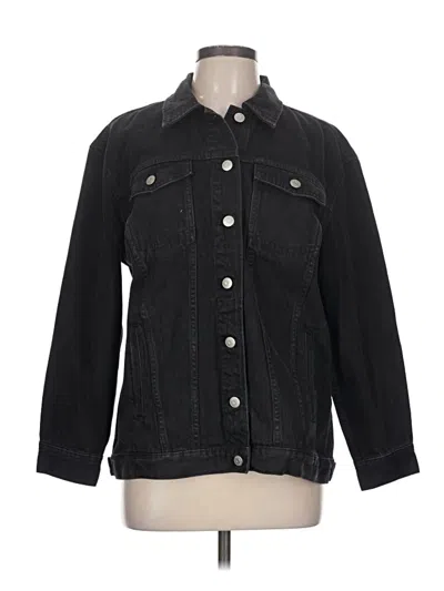 Pre-owned Madewell Denim Jacket In Black