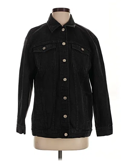 Pre-owned Madewell Denim Jacket In Black