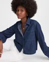 Madewell Patch Pocket Denim Button-up Shirt In Blue