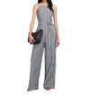 Madewell Denim Pinstripe Jumpsuit - Petite In Navy White Stripe In Multi