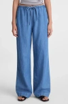 Madewell Denim Pull-on Pants In Blue