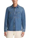 Madewell Denim Shacket In Salvatore Salvatore Wash In Blue