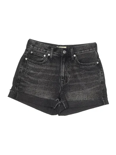 Pre-owned Madewell Denim Shorts In Black