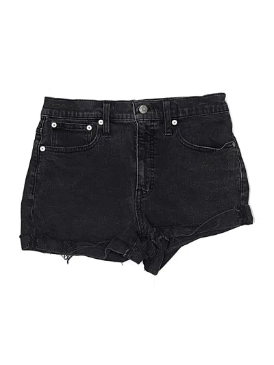Pre-owned Madewell Denim Shorts In Black